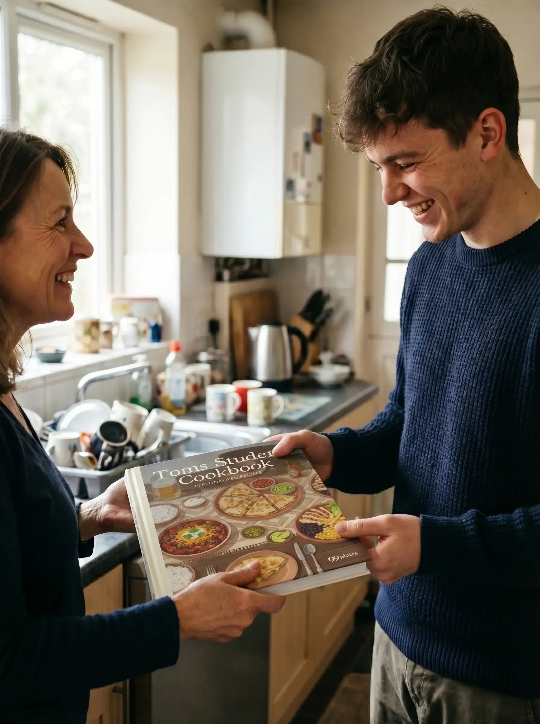 A cookbook given as a gift