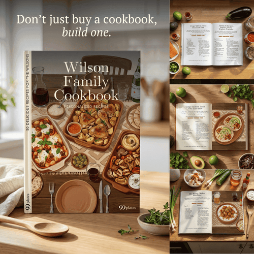 Personalised Cookbook - 99plates
